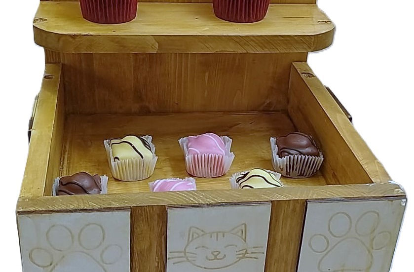 This is showcases the final product and how it would be used to sell and display RSPCA products.