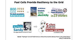 Fuel Cells Powering Critical Infrastructure in Disasters