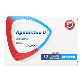 APONISTAN 100,000 UI C/12 TAB (NISTATINA 100,000 UI TAB) APOTEX