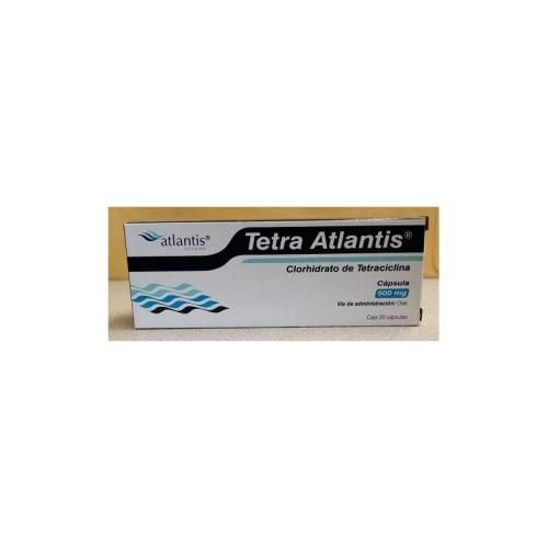 TETRA ATLANTIS 500MG C/20 CAPS (CLORHIDRATO DE TETRACICLINA 500 MG…