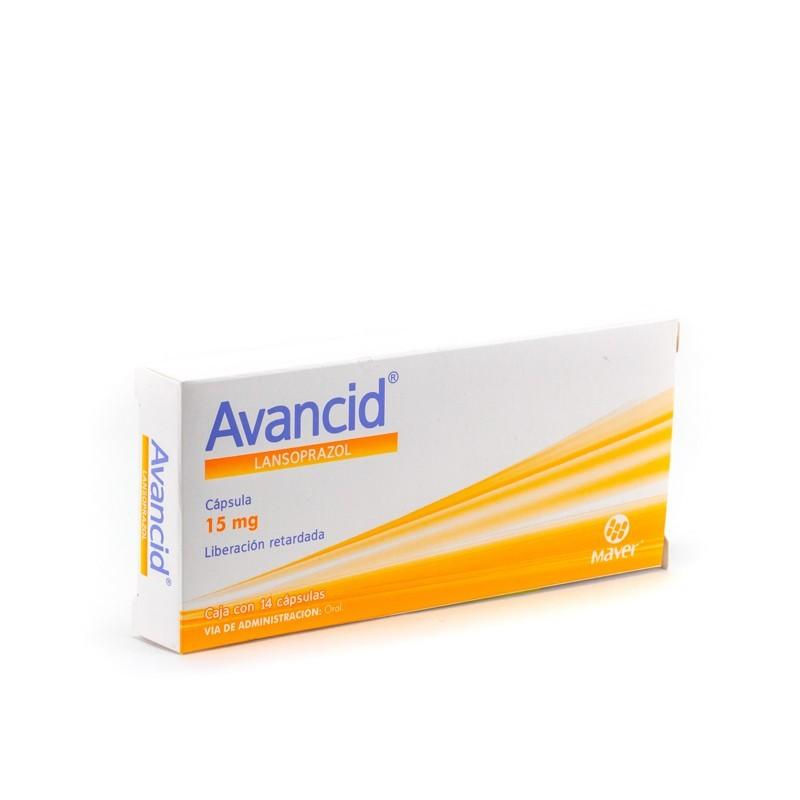 AVANCID 15MG CAP C/14  (LANSOPRAZOL 15MG CAPS) MAVER