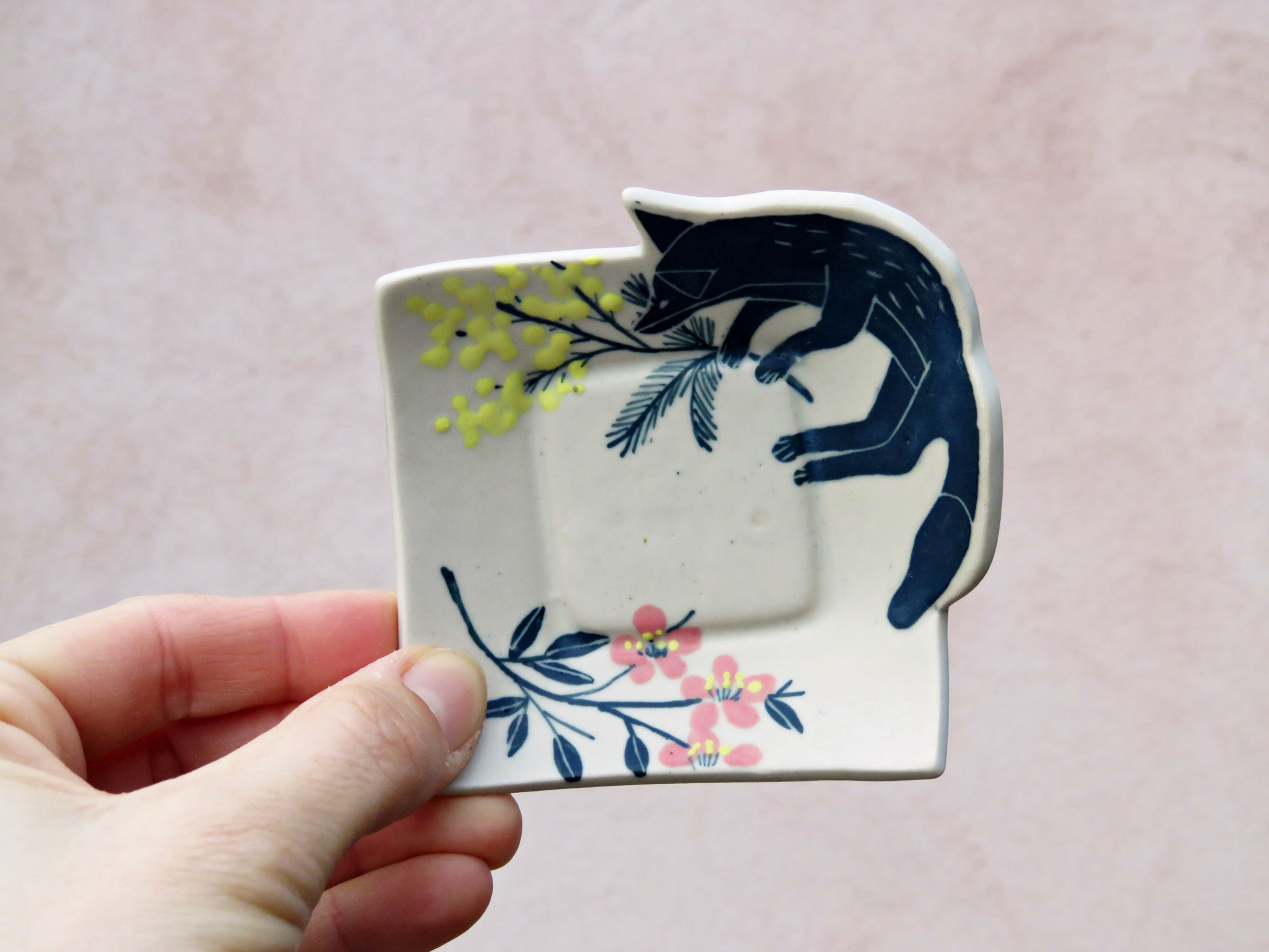 Coupelle carré du soleil en hiver