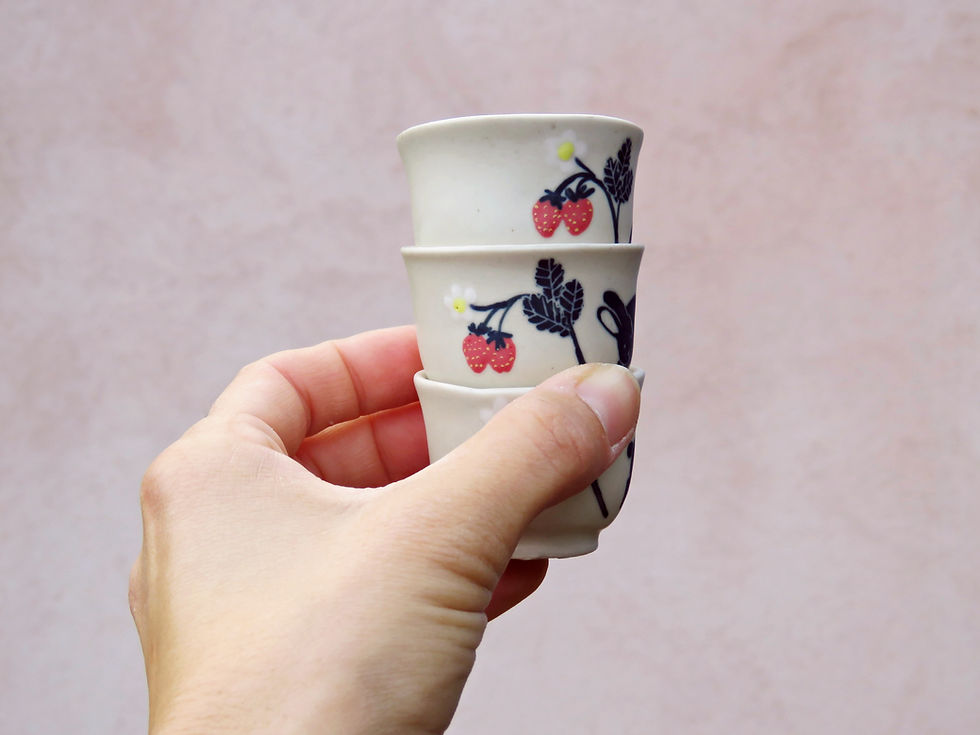 Thumbnail: Service théière Fraises & Pissenlits