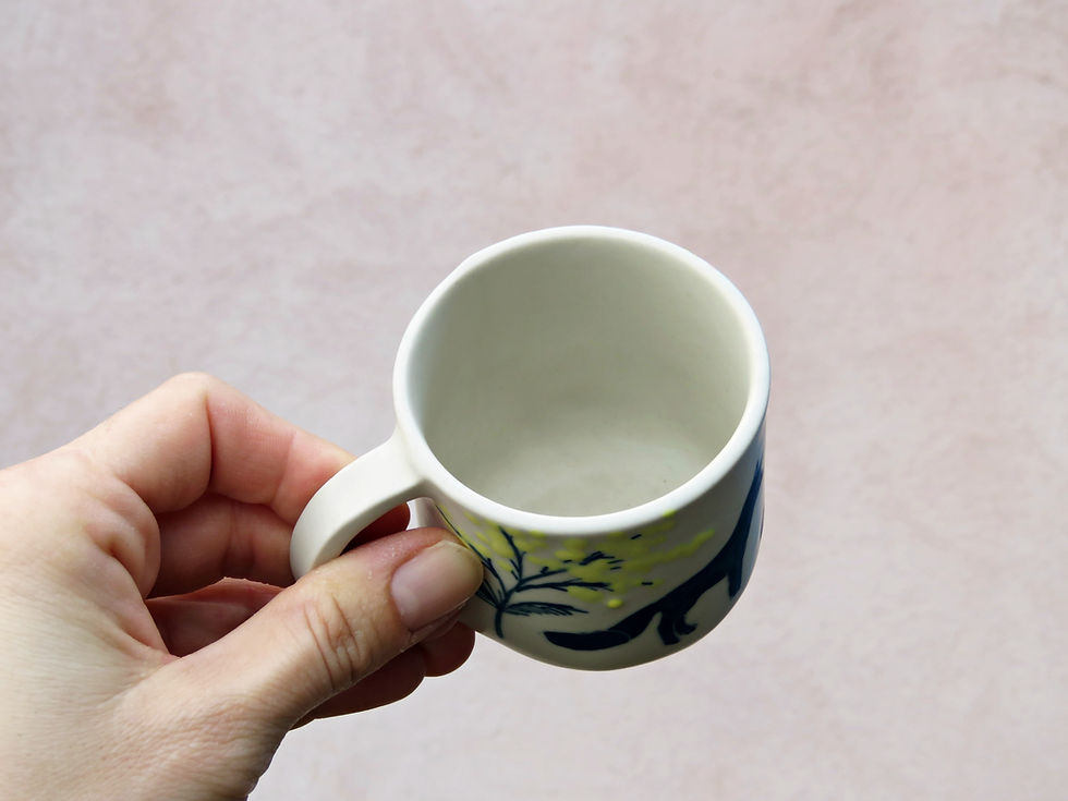 Thumbnail: Tasse à café du soleil en hiver