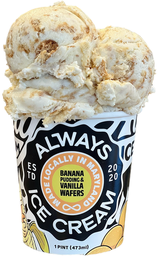 Banana Pudding with Vanilla Wafers | Ice Cream Always