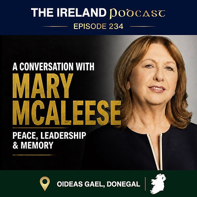 Former President of Ireland Mary McAleese joins Fender Jackson for a long-form conversation about her life, public service, peace, human rights, faith and Ireland.