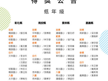 【2026庭芳感恩一起畫(話)出來】圖文創作徵件活動 得獎名單公布囉!