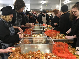 Calais Light volunteers kitchen
