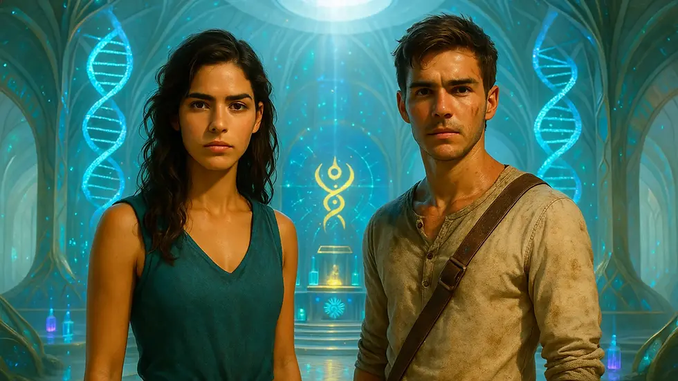 Isaac y Sadina en el templo del núcleo – Resumen por capítulos del libro The Godhead Complex