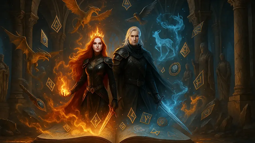 Aelin y Rowan – Orden de lectura de Trono de Cristal