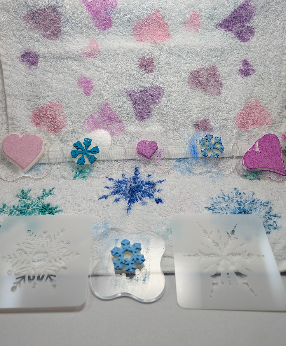 DIY Block Printed Hand Towel @Whiskey Taco Foxtrot