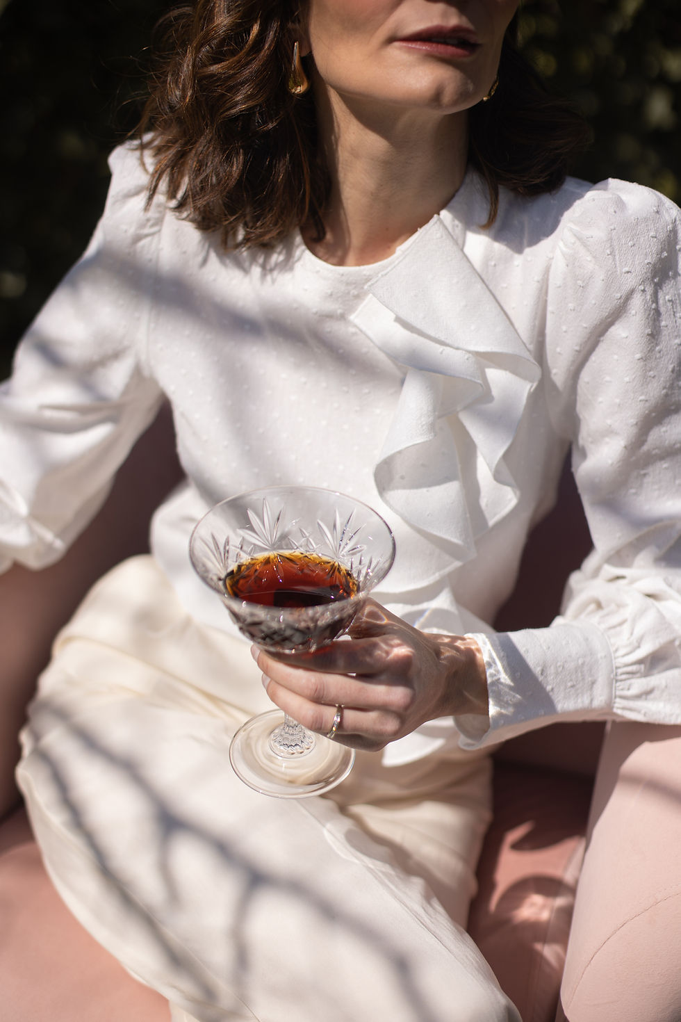 Miniatura: Blusa Aurelia Plumeti Blanco