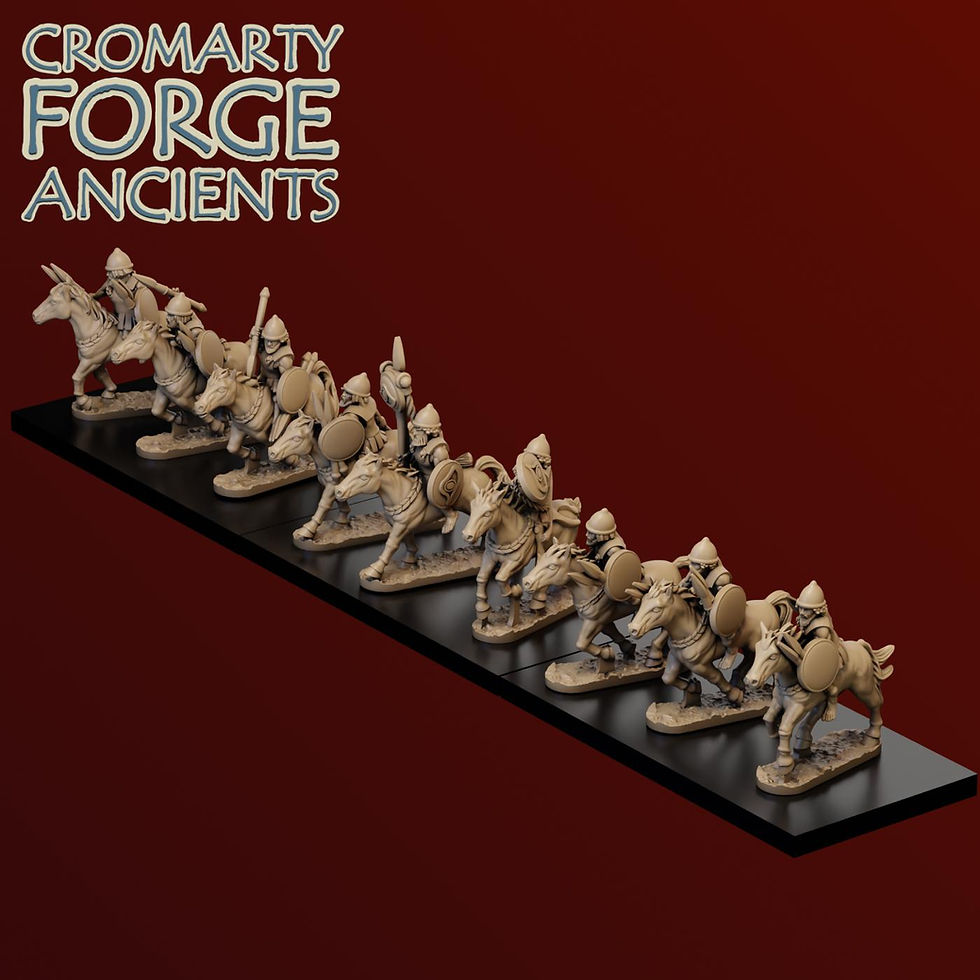 Thumbnail: 10mm Numidian Light Cavalry 3D Printed