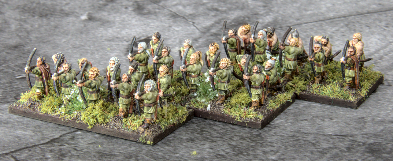 10mm 3D Printed Germanic Archers