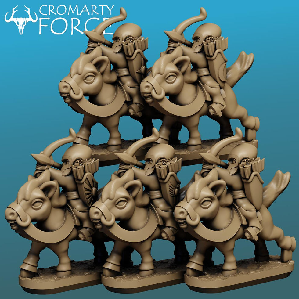Thumbnail: 10mm Chibi Elves Horse Archers