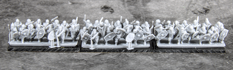 Thumbnail: 10mm 3D Printed Germanic Nobles