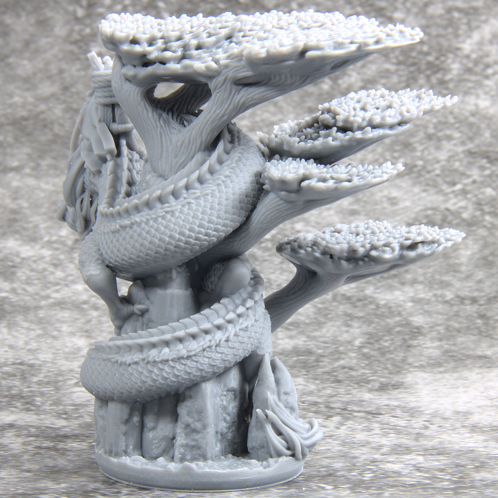 Thumbnail: 3D Printed Tatsu (With Tree)