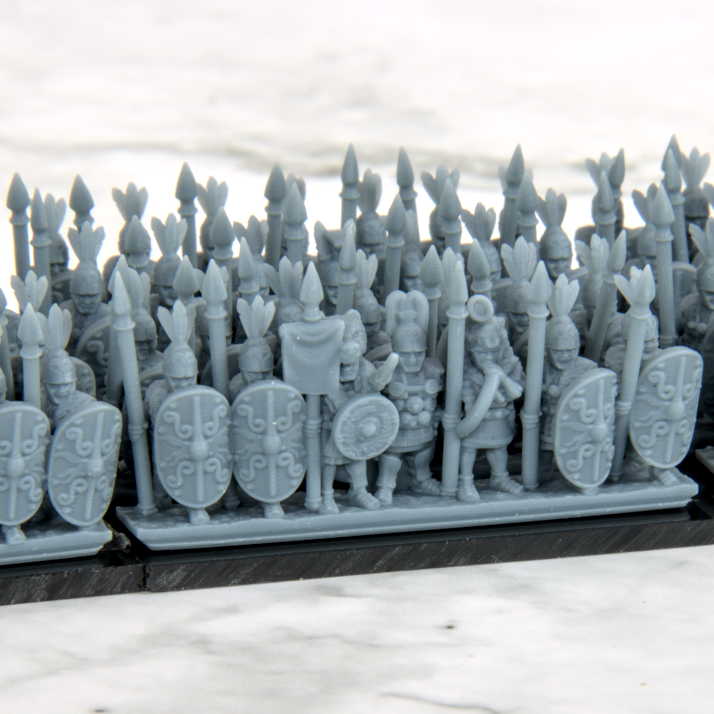Thumbnail: Mid Republic Roman 10mm 3D Printed Triarii Century