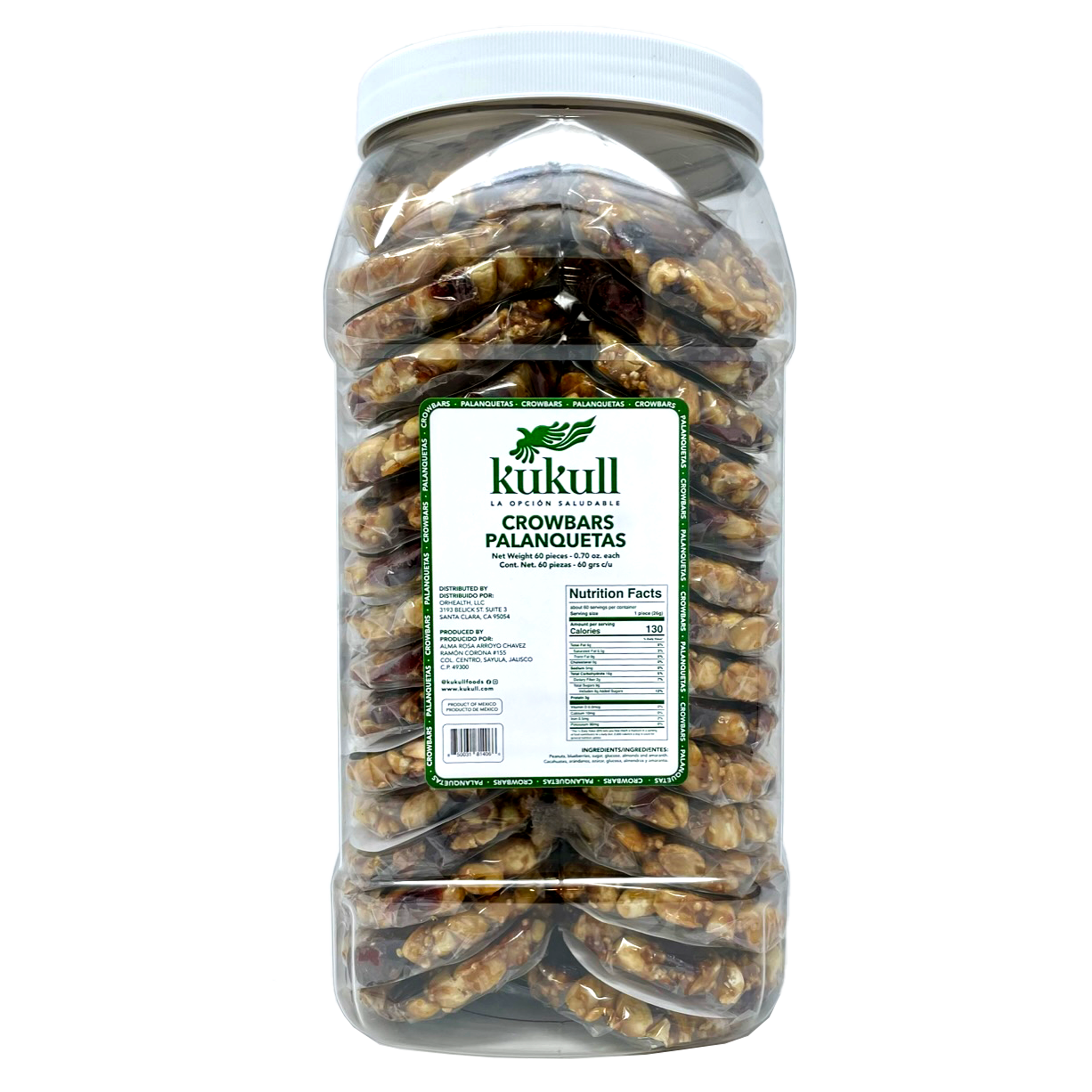 Kukull - Crowbars - Palanquetas 60 pieces