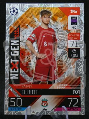 389 Harvey Elliott Next Gen Match Attax 22/23