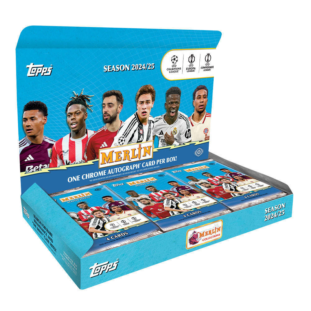 Topps Chrome Merlin UEFA Club Competitions 2024/25 Hobby Box