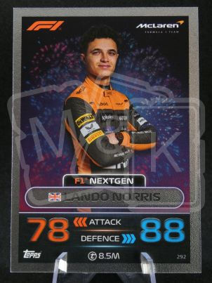 292 Lando Norris F1 NextGen Turbo Attax 2023