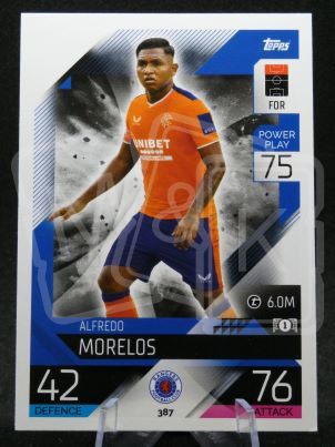 387 Alfredo Morelos Match Attax 22/23