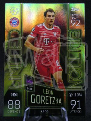 LEGG Goretzka Neon Limited Edition Match Attax 22/23