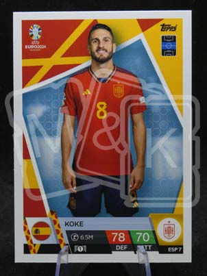 ESP7 Koke Match Attax EURO 2024