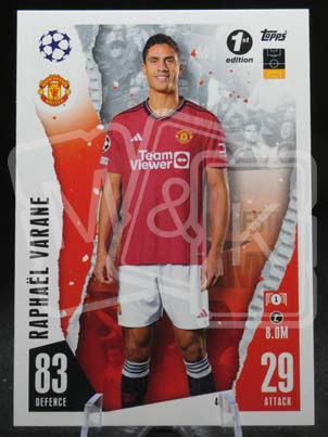 48 Raphael Varane Match Attax 2023/24 1st Edition