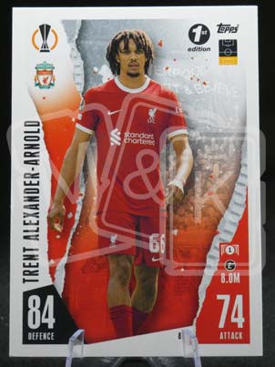 84 Trent Alexander Arnold Match Attax 2023/24 1st Edition