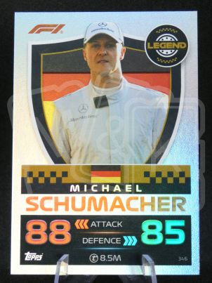 346 Michael Schumacher F1 Legends Turbo Attax 2023