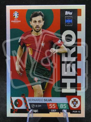 POR13 Bernardo Silva Hero Match Attax EURO 2024
