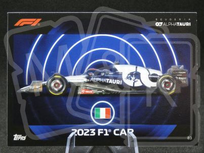 83 F1 Car Scuderia AlphaTauri F1 Team Turbo Attax 2023