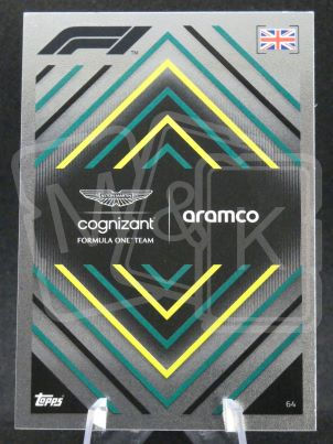 64 Aston Martin Team Logo F1 Turbo Attax 2022