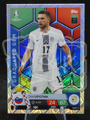 SVN17 Zan Vipotnik Graduated Gem Match Attax EURO 2024