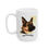 Thumbnail: Comical German Shepherd Ceramic Mug, (15oz)