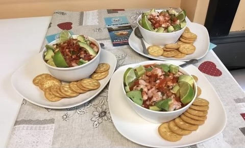 Arranged Food and Objects