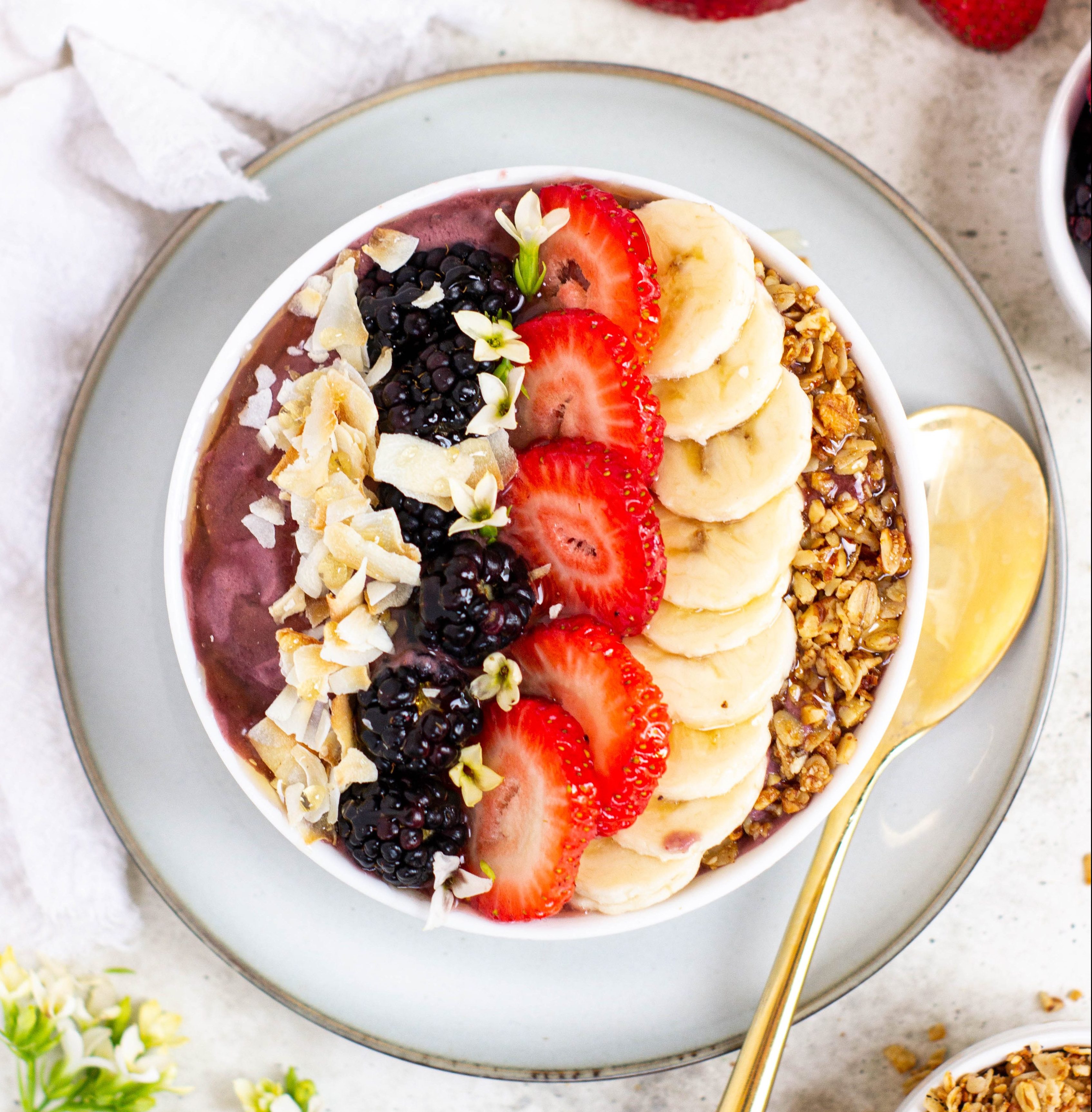 Arranged Food and Objects