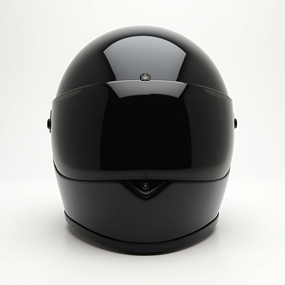 Mirror Black Helmet