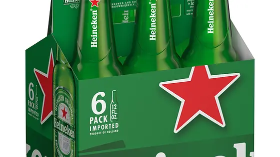 Cerveza Heineken Six Pack. Botella de 12oz
