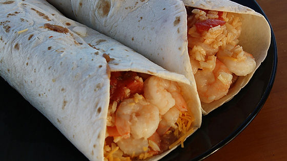 82.- Shrimp Burrito