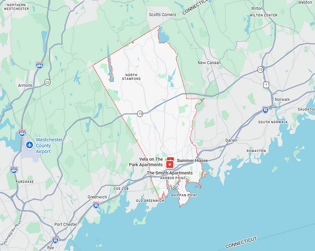 Stamford CT - Map