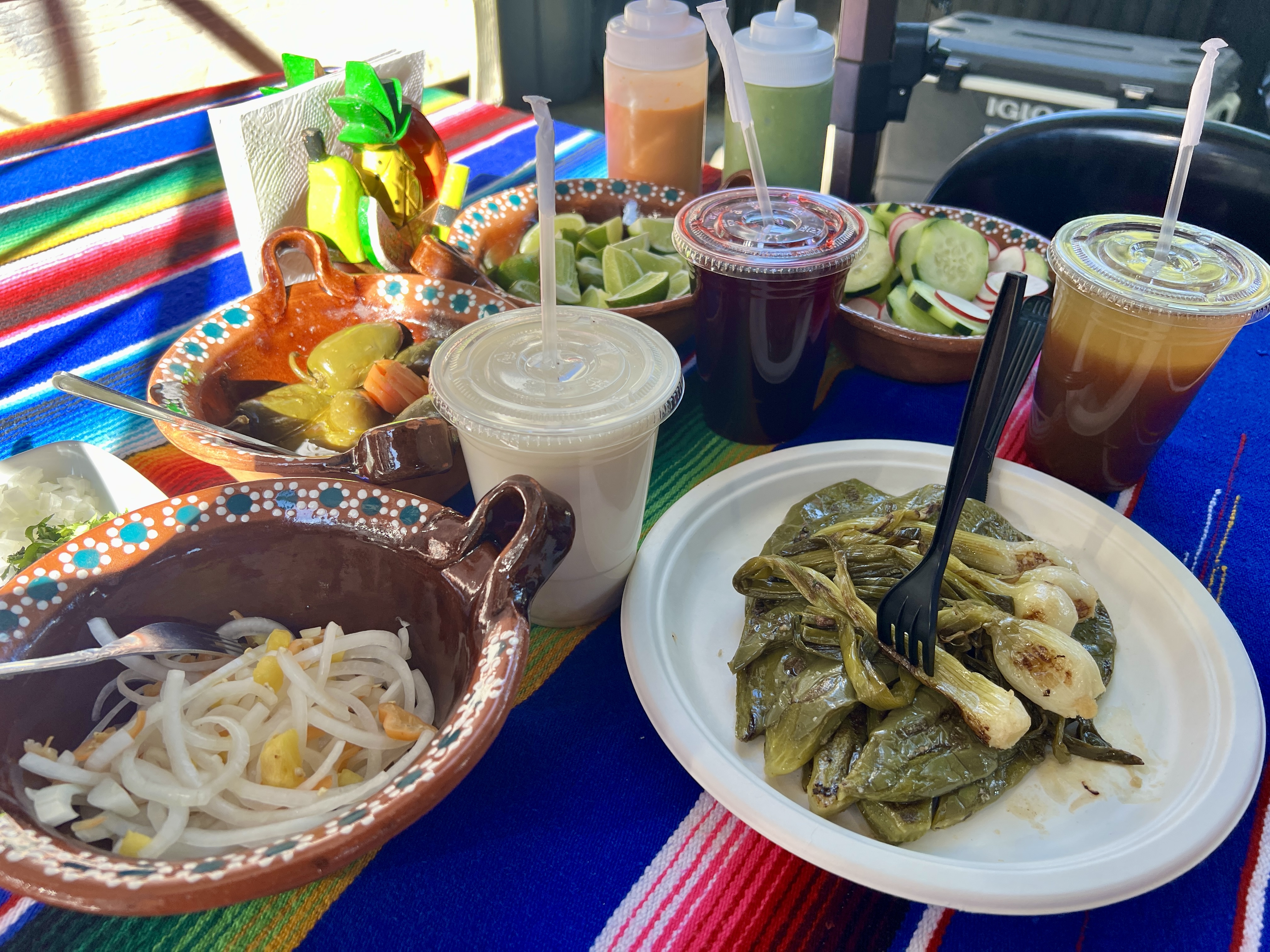 Arranged Food and Objects