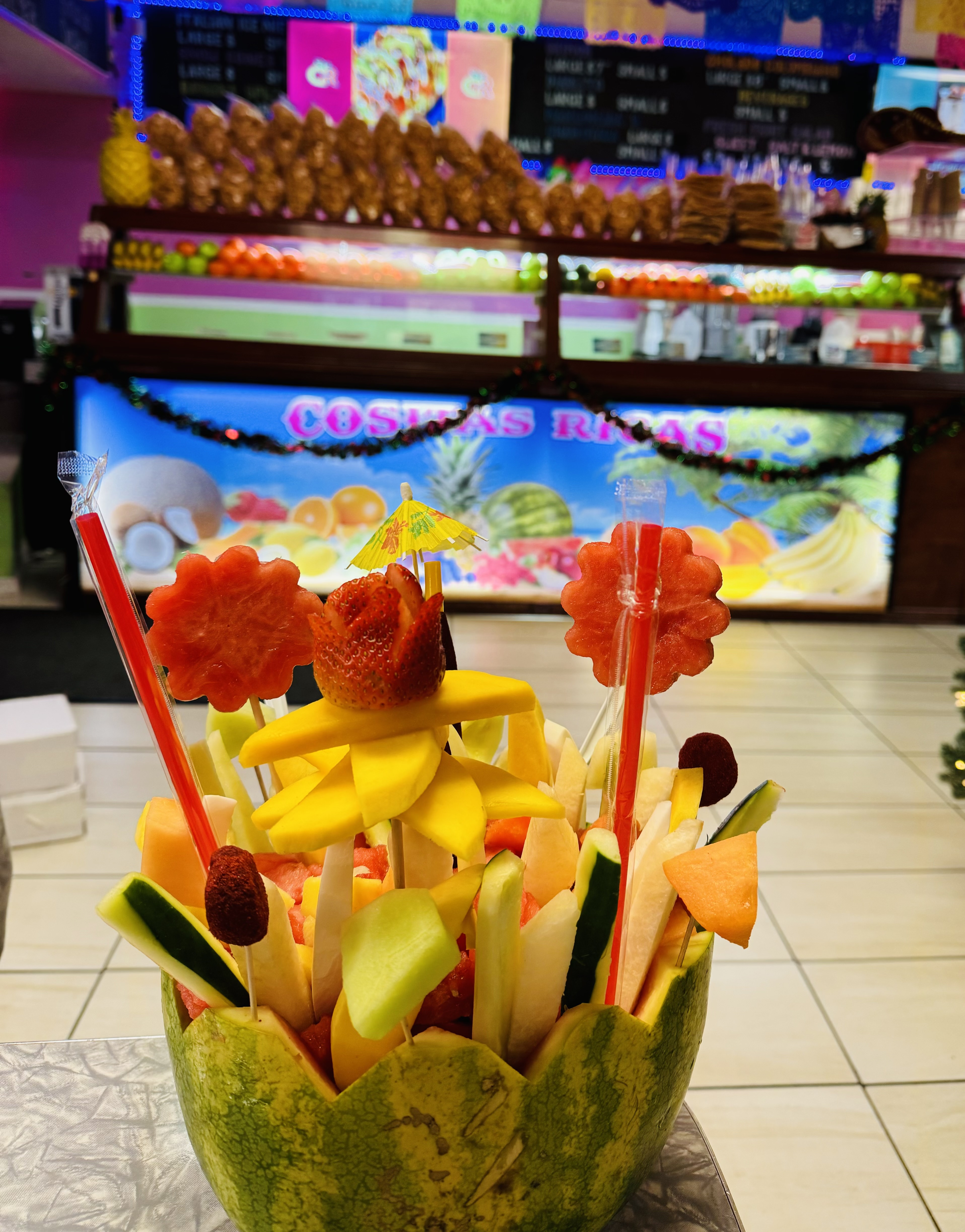 Arranged Food and Objects