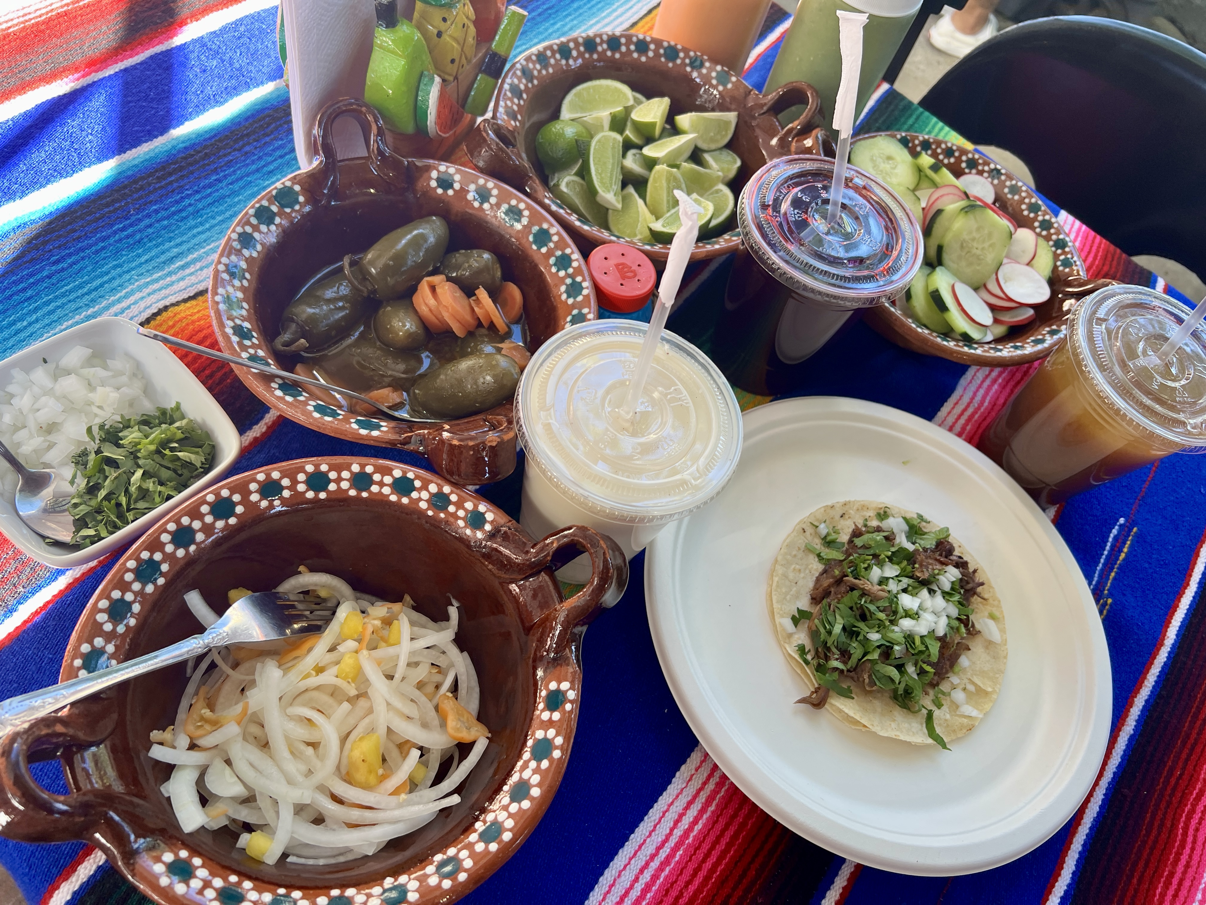 Arranged Food and Objects