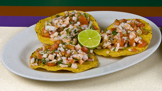 Tostadas de Camaron