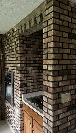 Kitchen Brick Masonry Work