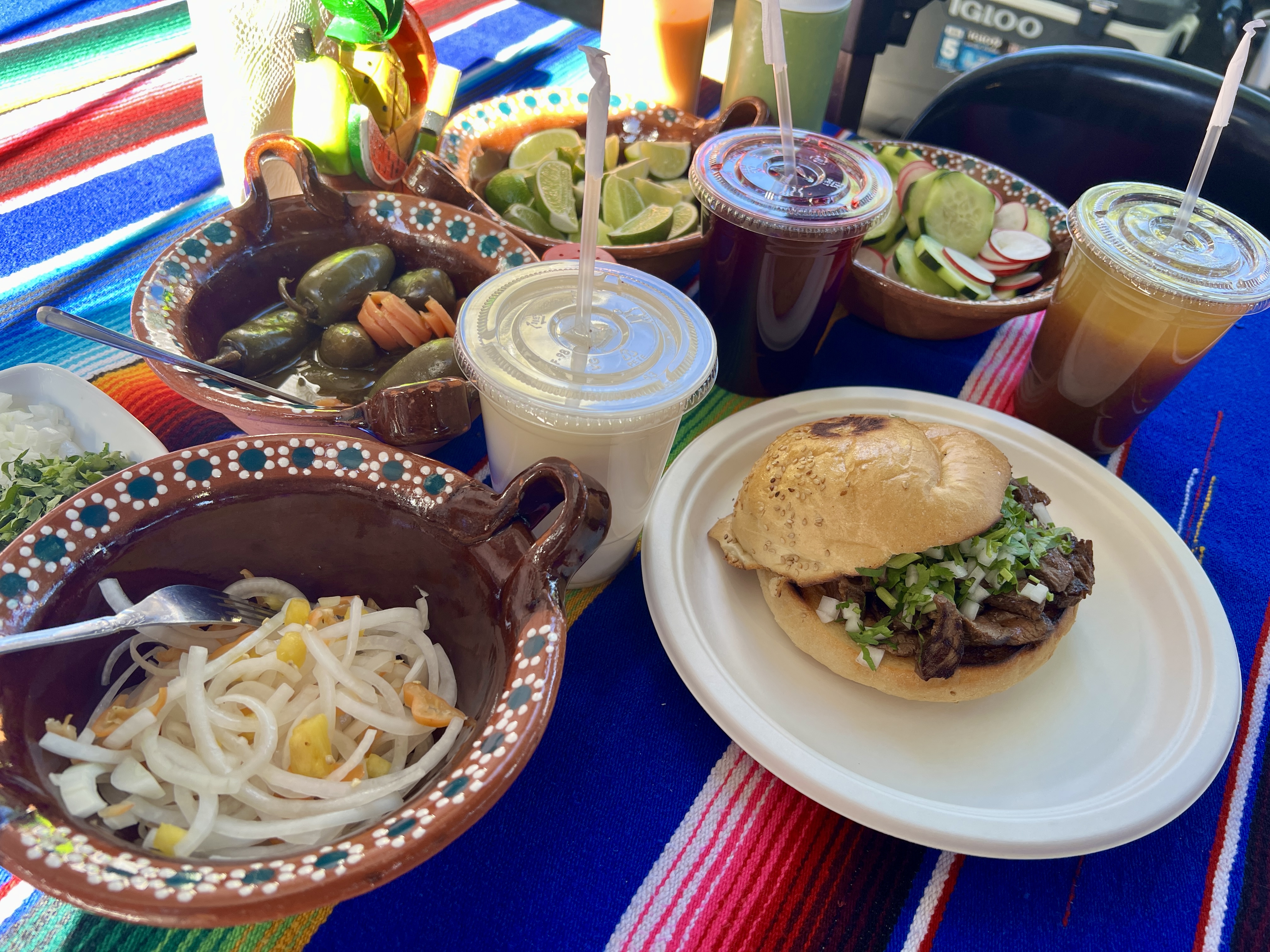 Arranged Food and Objects