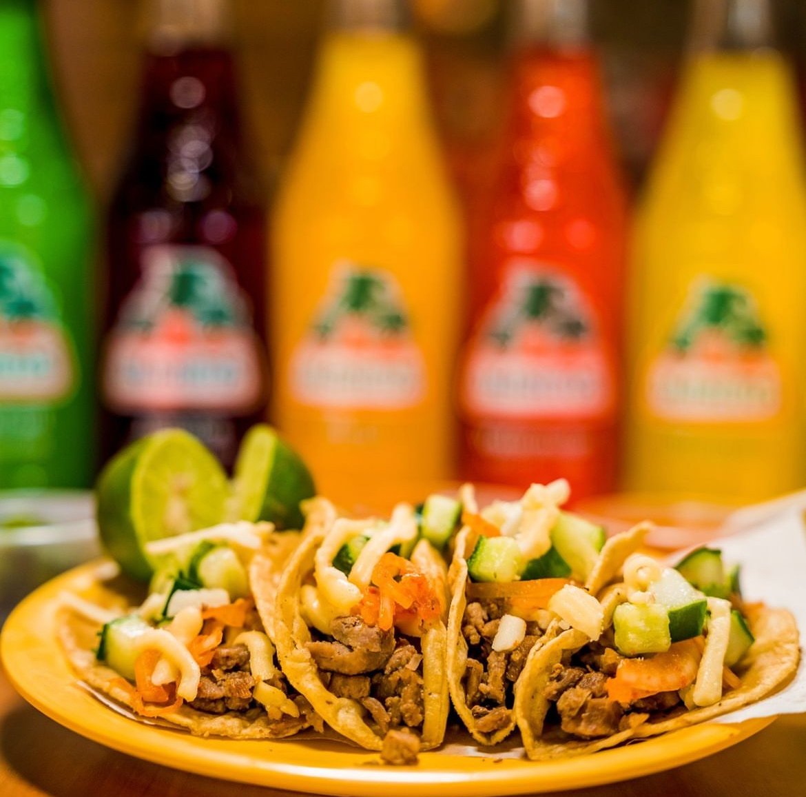 Arranged Food and Objects